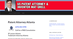 Desktop Screenshot of patentattorneyatlantaga.com